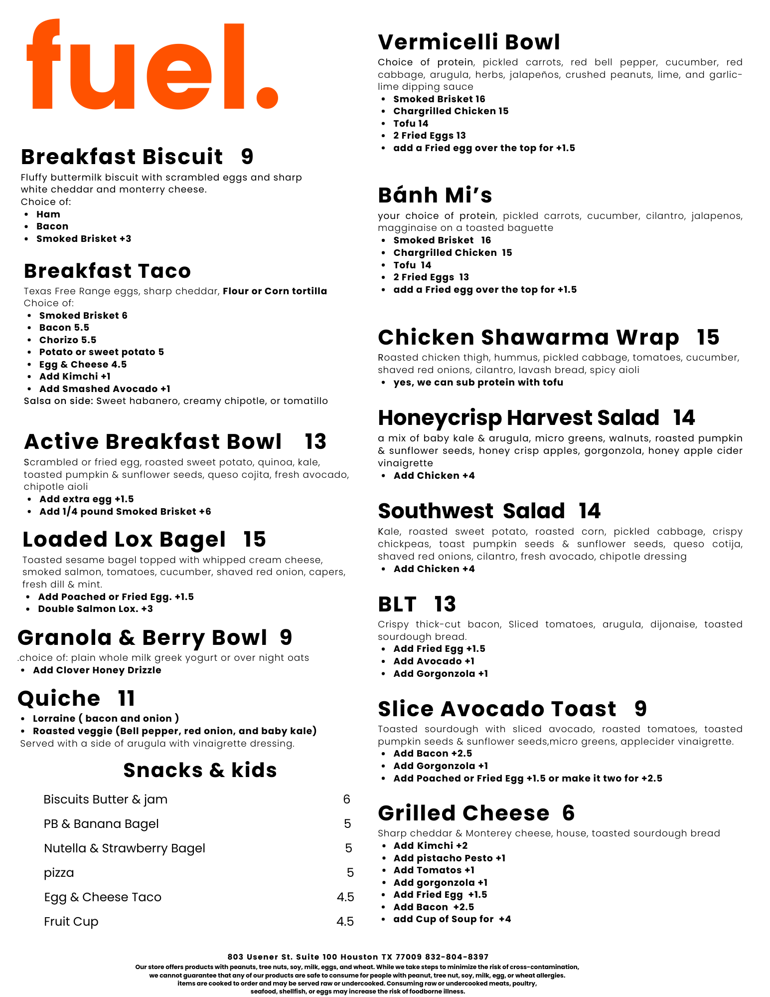 fuel Menu summer 2025-4